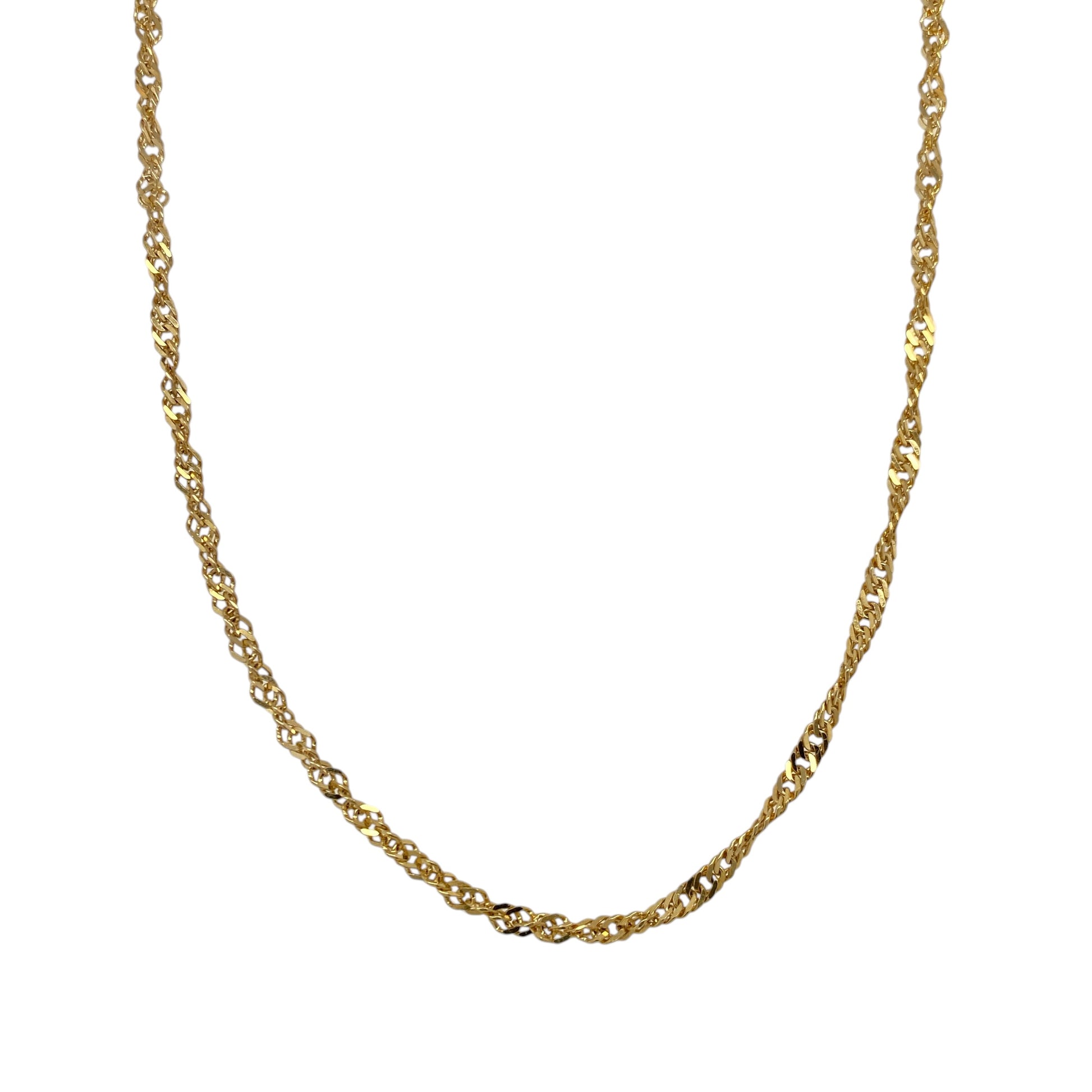 9ct Gold 18" Singapore Chain