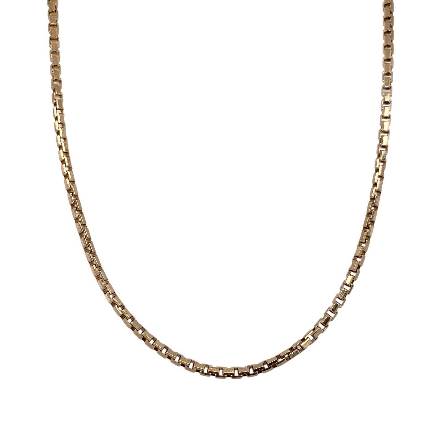 9ct Gold 20" Rounded Box Chain