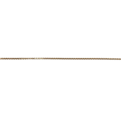 9ct Gold 20" Rounded Box Chain