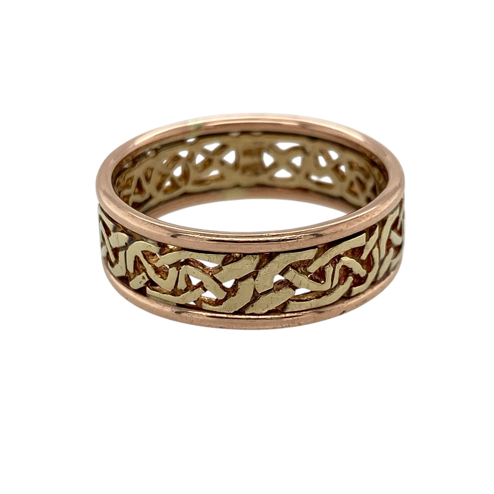 9ct Gold Celtic Knot Band Ring