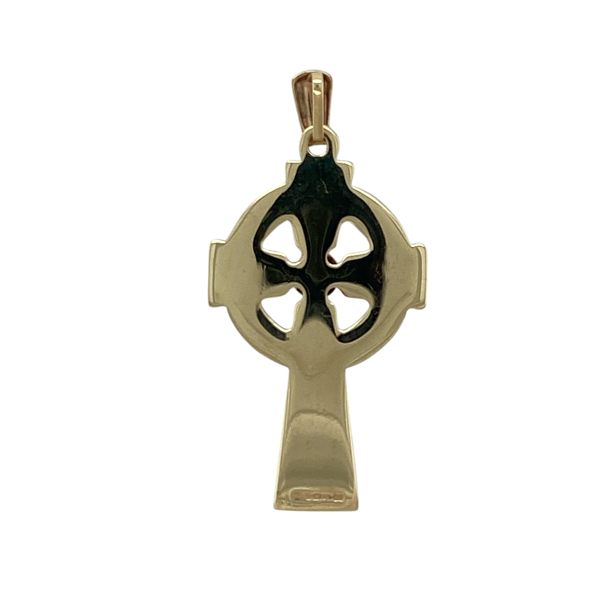 Add a meaningful and timeless piece to your jewellery collection with this pre-owned 9ct yellow gold patterned Celtic cross pendant, combining traditional symbolism with intricate detail—perfect for everyday wear or as a thoughtful gift.

Design: The pendant features a classic Celtic cross design with detailed patterning, symbolising faith and heritage with an elegant and distinctive look.