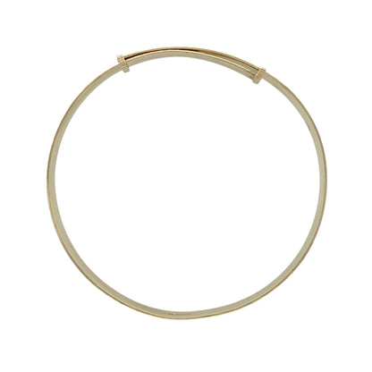 9ct Gold Patterned Expander Bangle
