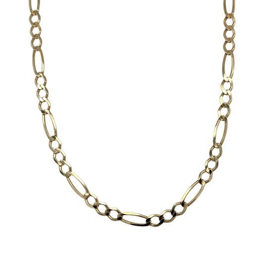 9ct Gold 18" Figaro Chain