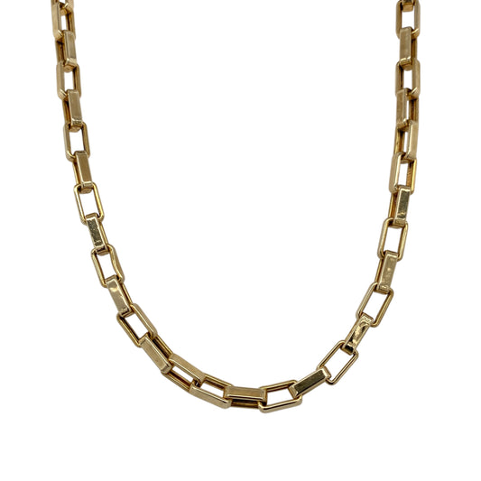 9ct Gold 18" Long Box Chain