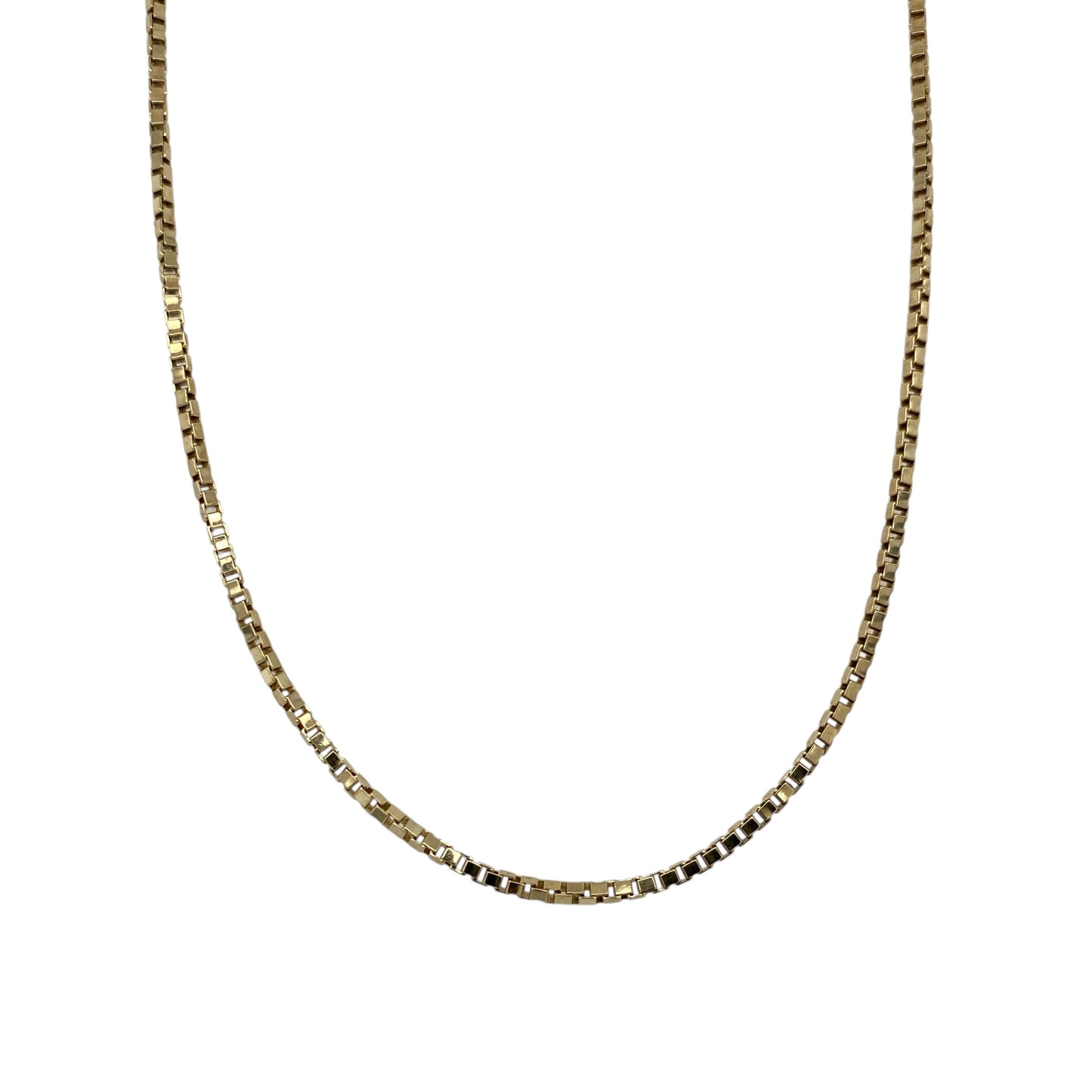 9ct Gold 22" Box Chain