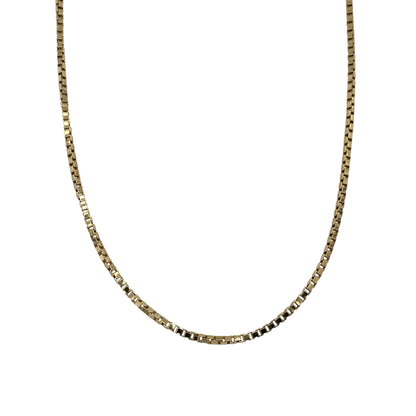 9ct Gold 22" Box Chain