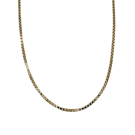 9ct Gold 22" Box Chain