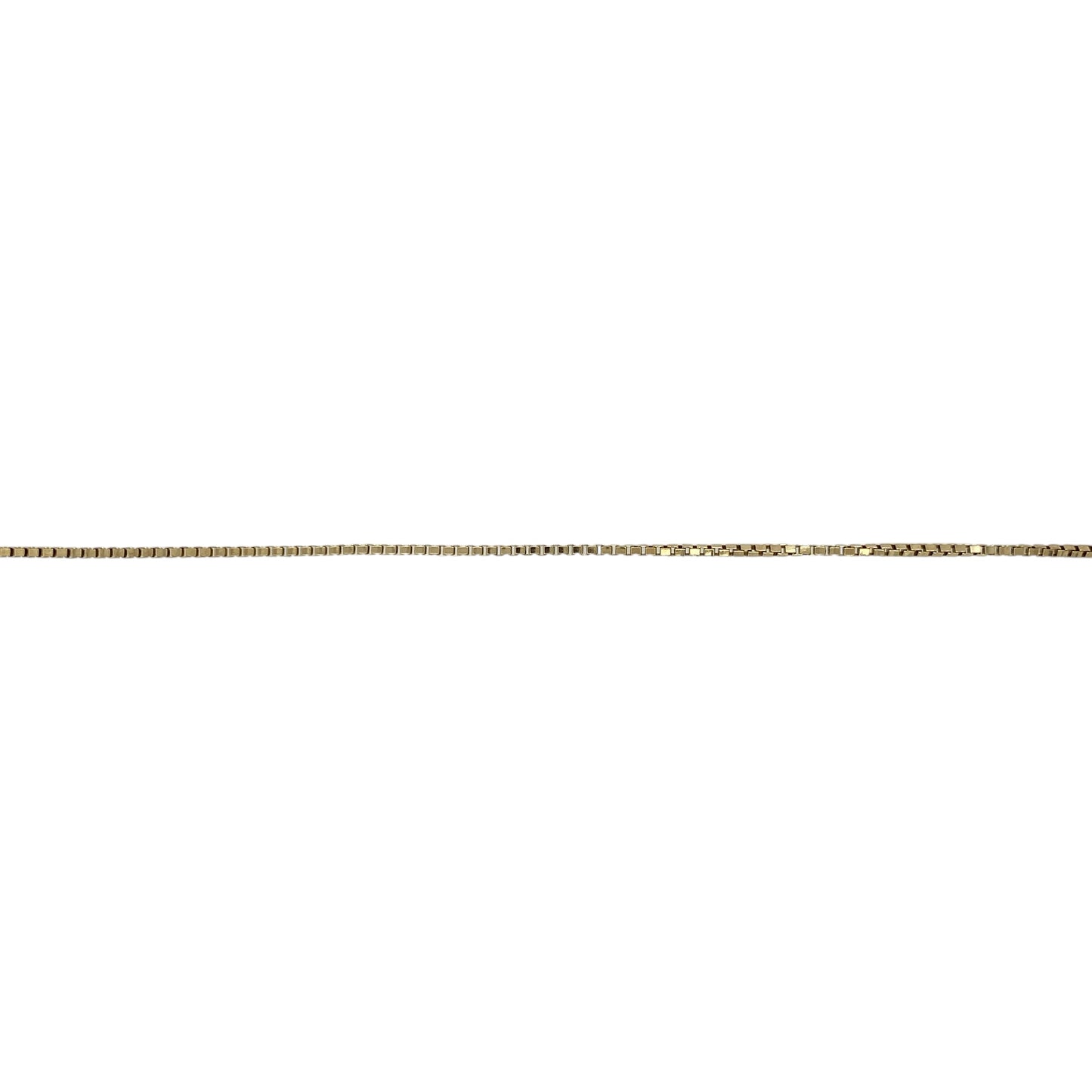 9ct Gold 22" Box Chain