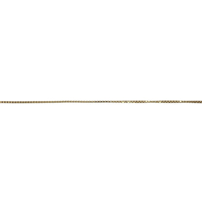 9ct Gold 22" Box Chain
