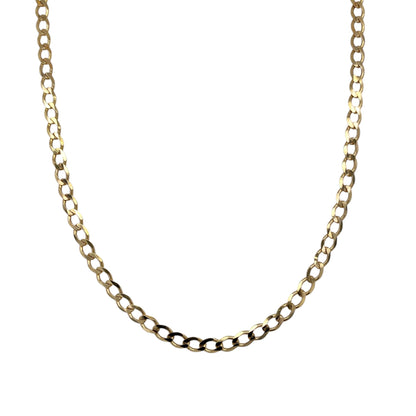 9ct Gold 22" Curb Chain