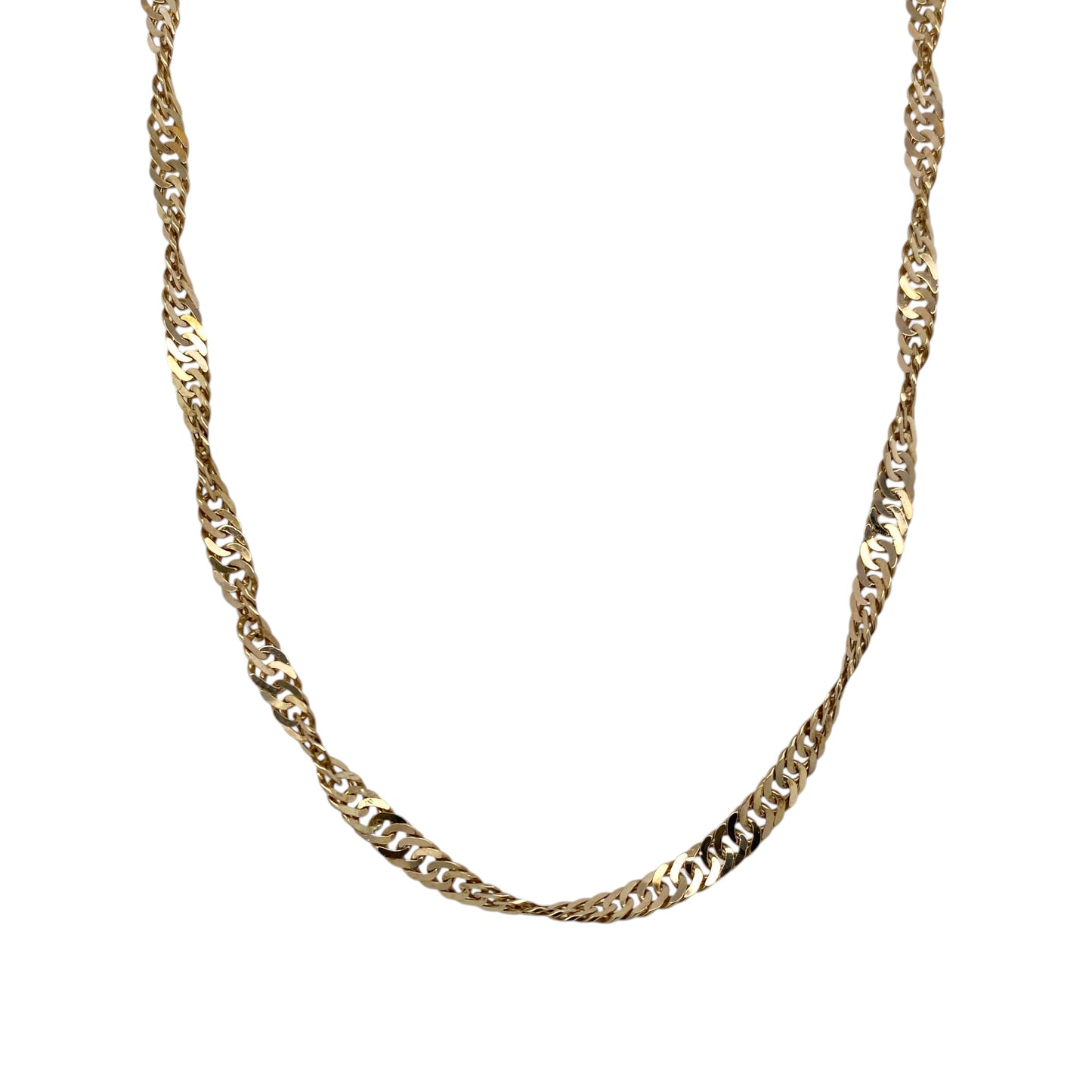 9ct Gold 28" Singapore Chain
