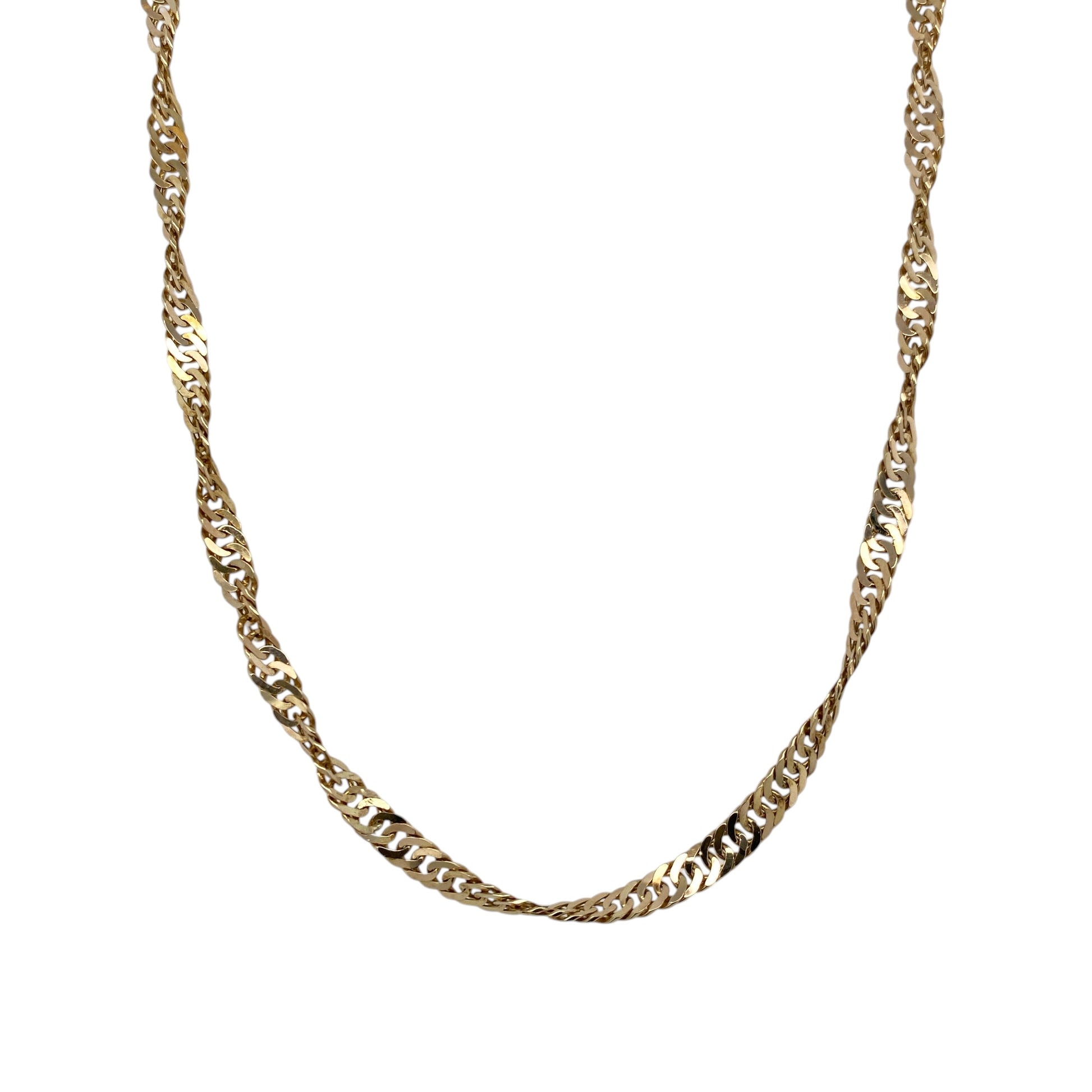 9ct Gold 28" Singapore Chain