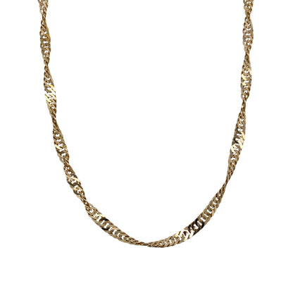 9ct Gold 28" Singapore Chain