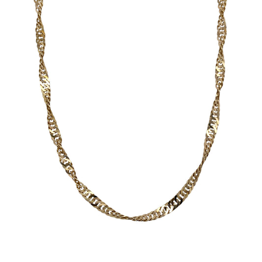 9ct Gold 28" Singapore Chain