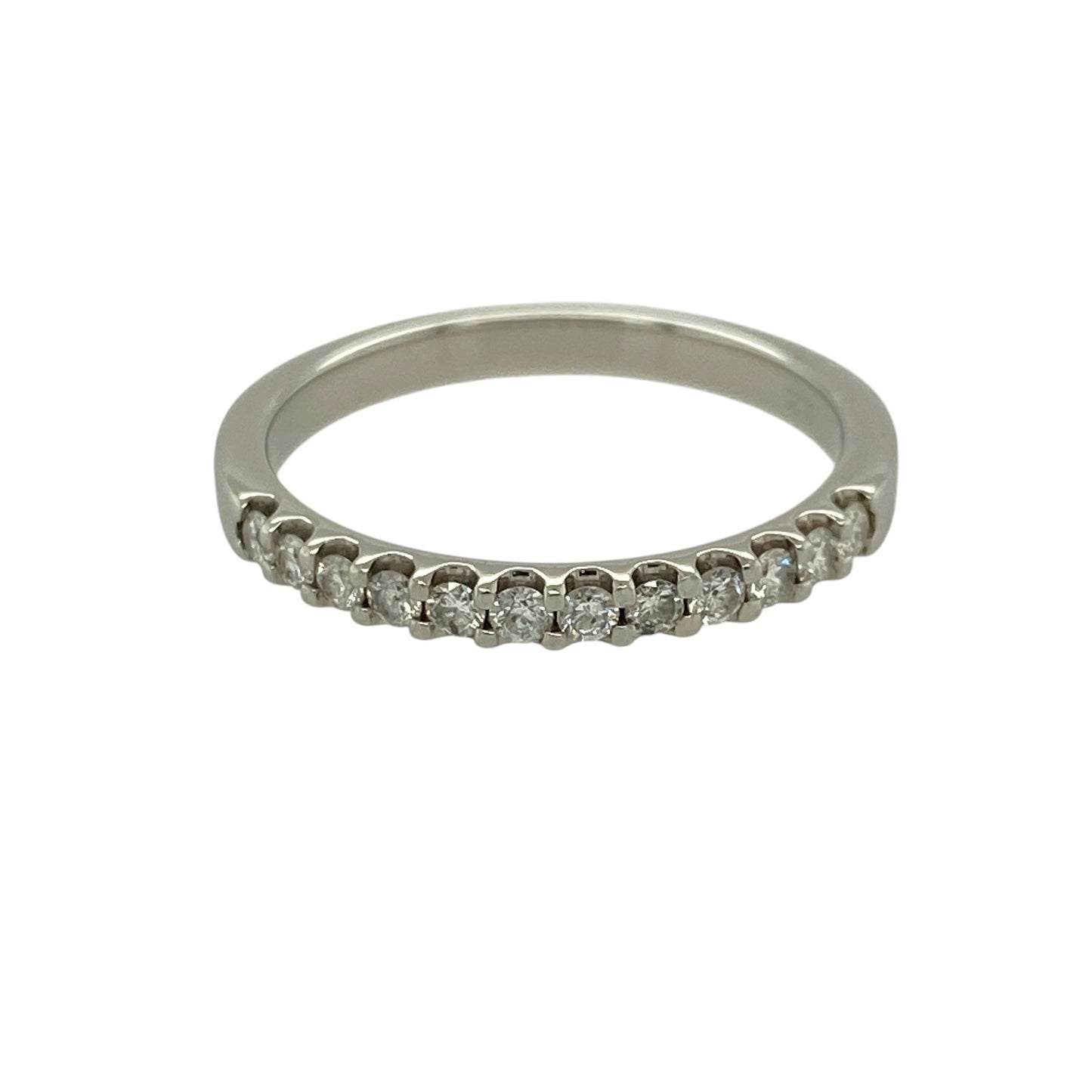 Platinum & Diamond Set Band Ring