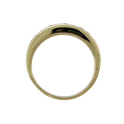 18ct Gold & Diamond Set Band Ring