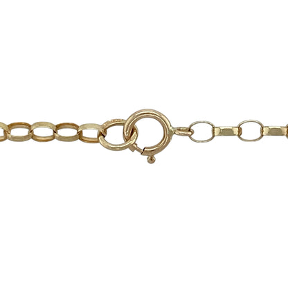 Add a classic and versatile piece to your jewellery collection with this pre-owned 9ct yellow gold belcher chain—perfect for everyday wear or pairing with a pendant.

Design: This 18" chain features traditional belcher links, with uniform round links creating a clean and timeless look. The 2mm width offers a refined yet noticeable presence on the neckline.
Material: Made from 9-carat yellow gold, the polished finish enhances the rich golden tone while adding a smooth and elegant shine.