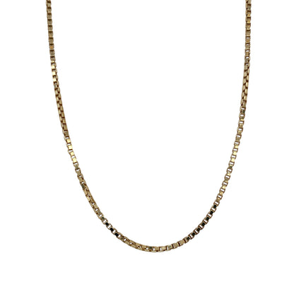 9ct Gold 18" Box Chain