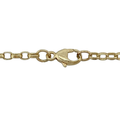 Add a classic and versatile piece to your jewellery collection with this pre-owned 9ct yellow gold belcher chain—perfect for everyday wear or pairing with a pendant.

Design: This 18" chain features traditional belcher links, with uniform round links creating a clean and timeless look. The 2mm width offers a refined and noticeable presence on the neckline.
Material: Made from 9-carat yellow gold, the polished finish enhances the rich golden tone while adding a smooth and elegant shine.