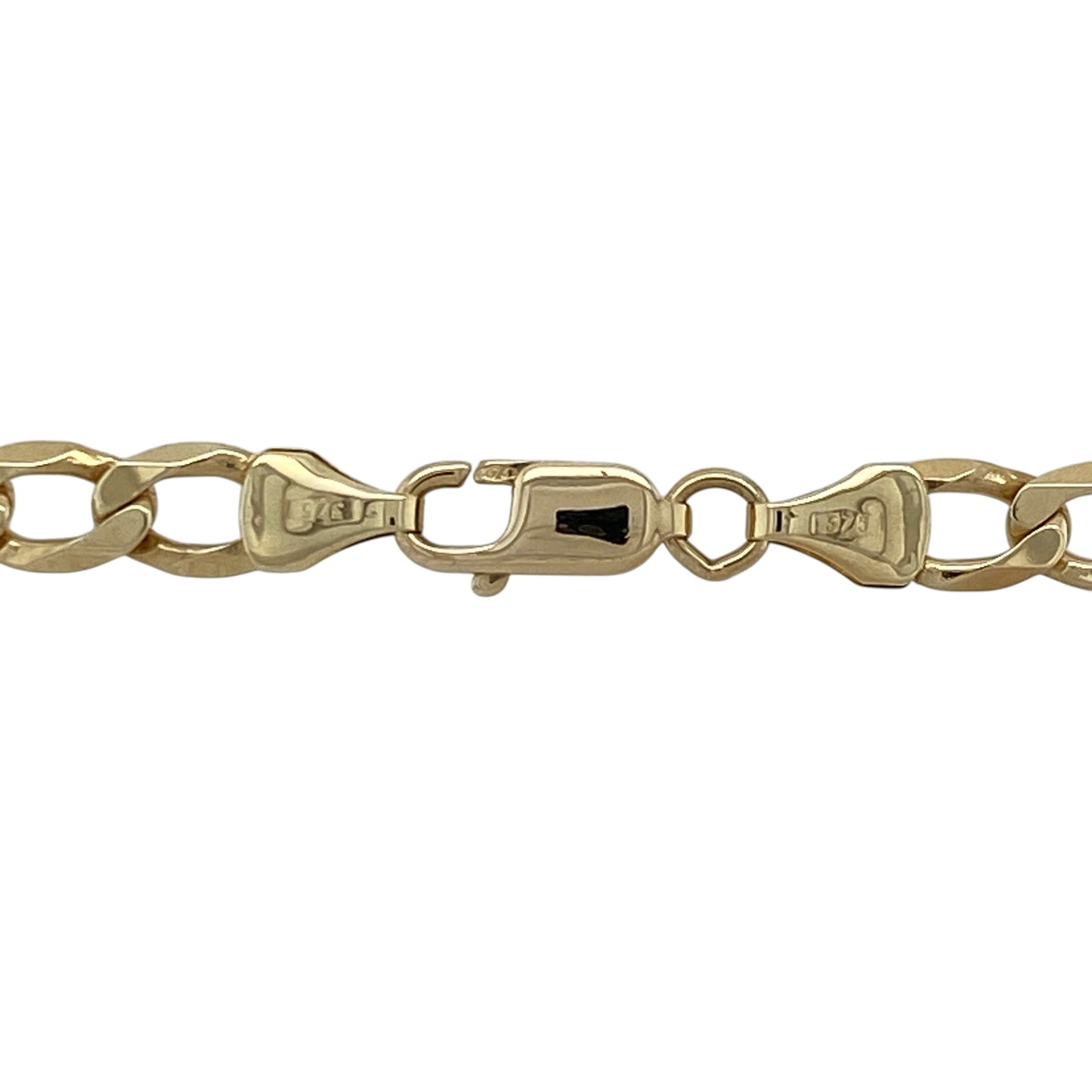 Add bold, classic style to your jewellery collection with this pre-owned 9ct yellow gold curb chain—an eye-catching and durable piece perfect for everyday wear.

Design: This 20" chain features traditional curb links, closely interlocked to create a smooth and structured look. The 5mm width offers a strong and noticeable presence on the neckline.
Material: Made from 9-carat yellow gold, the polished finish enhances the rich golden tone while highlighting the clean and timeless link design.