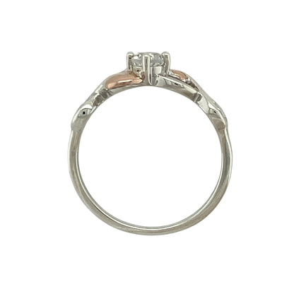 925 Silver & White Topaz Set Clogau Tree of Life Ring