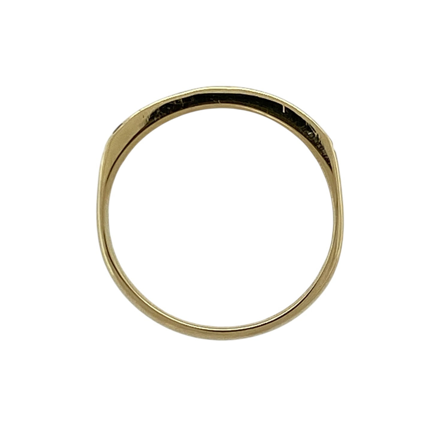 18ct Gold Diamond & Sapphire Set Band Ring