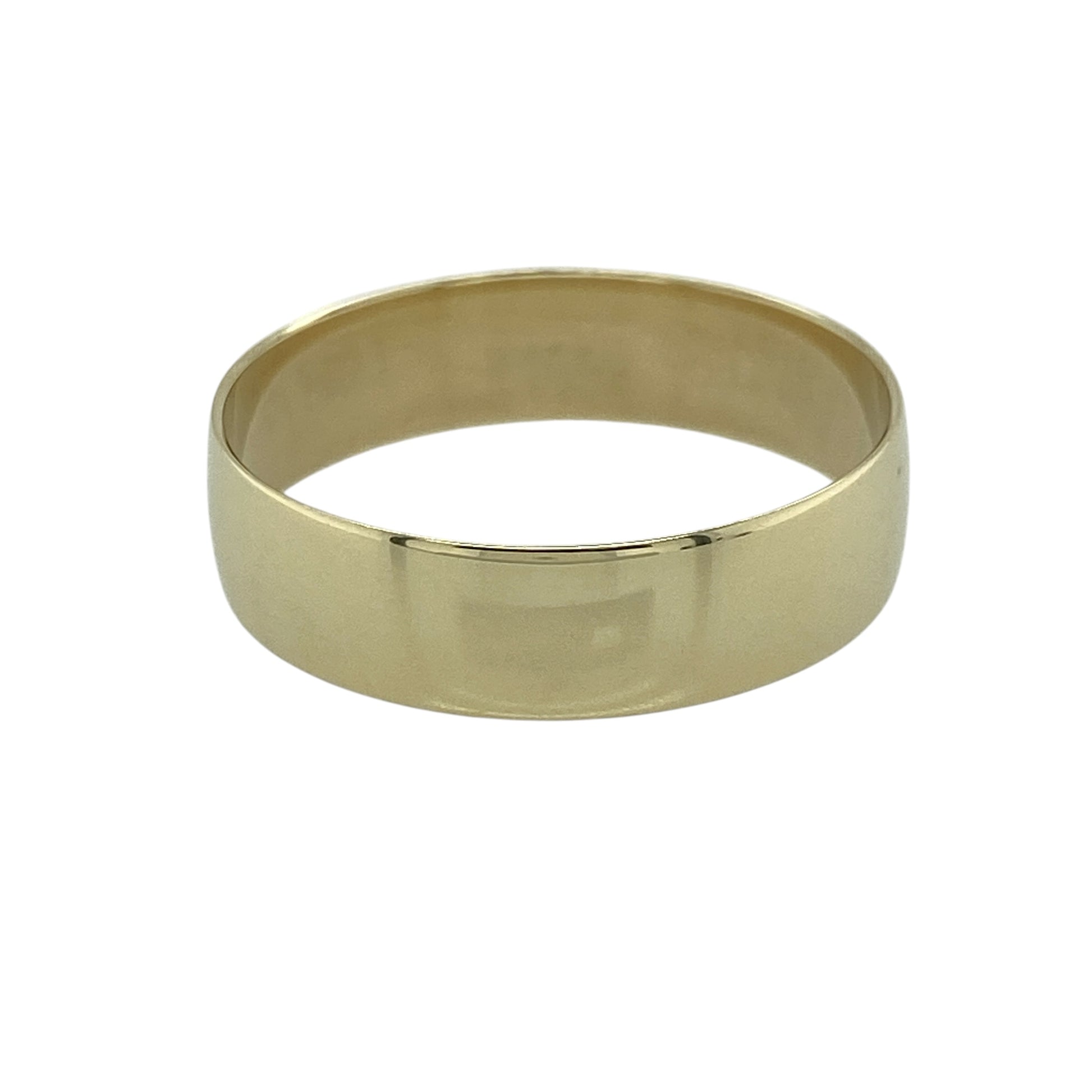 9ct Gold 6mm Wedding Band Ring