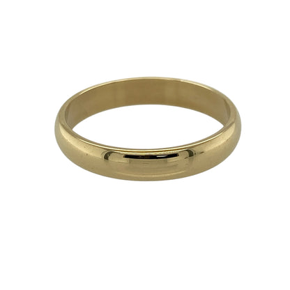 18ct Gold 4mm Wedding Band Ring