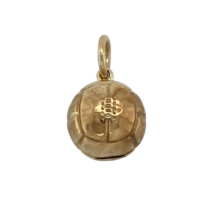 9ct Gold Football Pendant