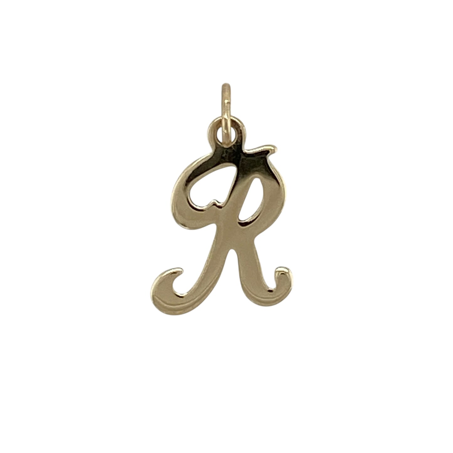 9ct Gold Initial 'R' Pendant