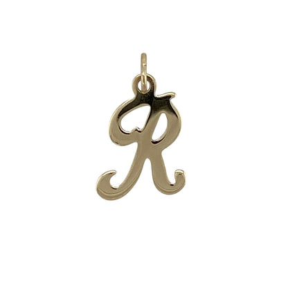 9ct Gold Initial 'R' Pendant