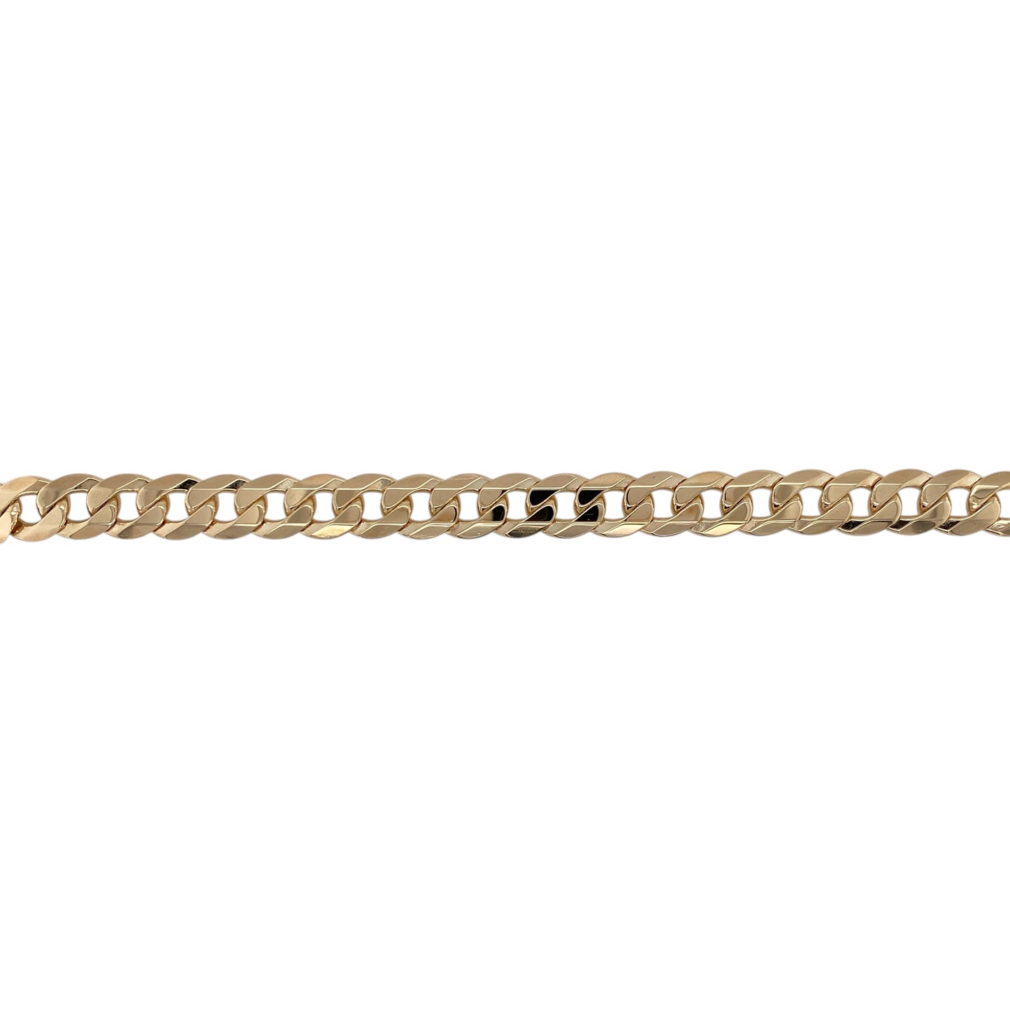 9ct Gold 8.5" Curb Bracelet