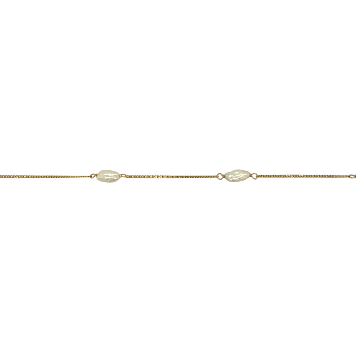 18ct Gold & Pearl Set 16" Necklace
