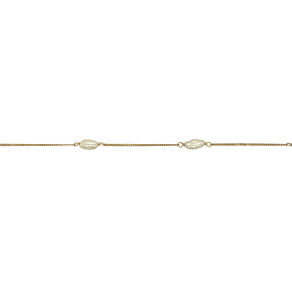 18ct Gold & Pearl Set 16" Necklace