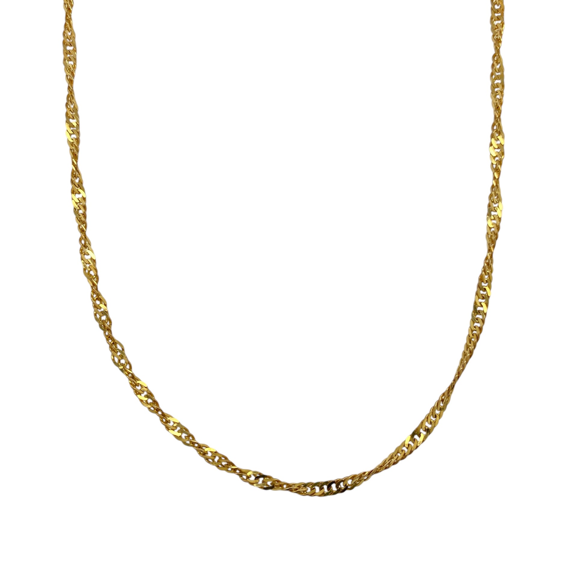 9ct Gold 18" Singapore Chain