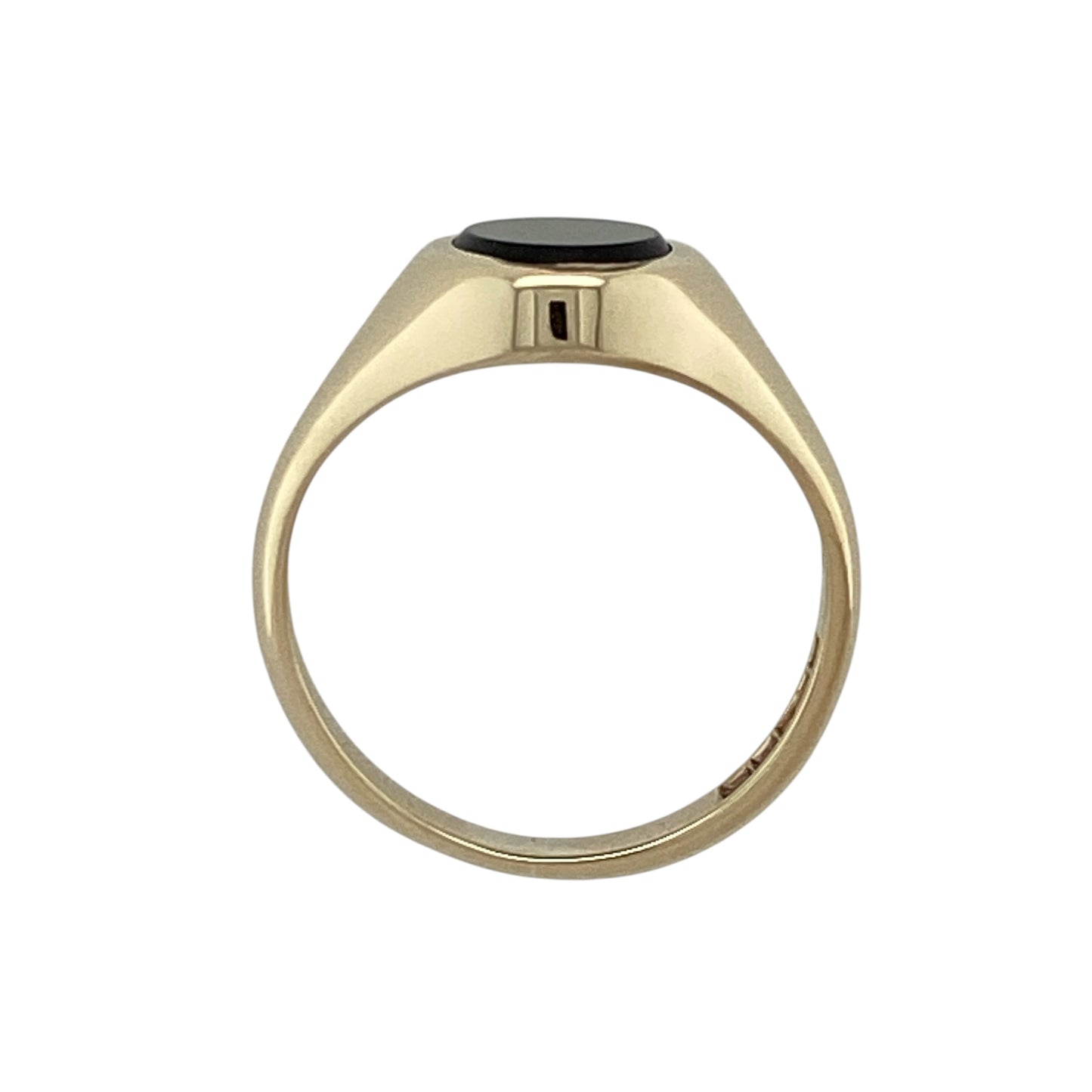9ct Gold & Onyx Set Oval Signet Ring