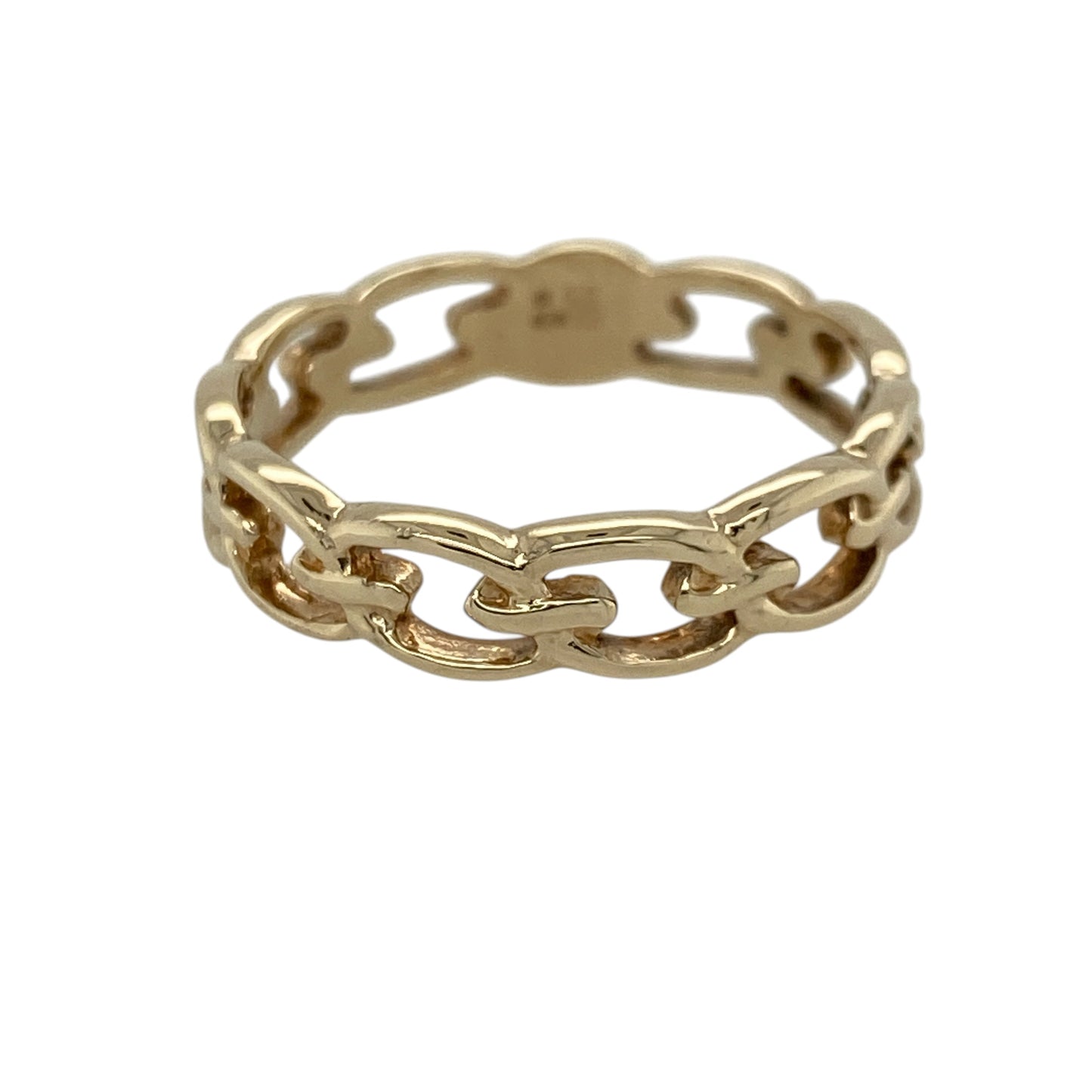 9ct Gold Open Link Band Ring