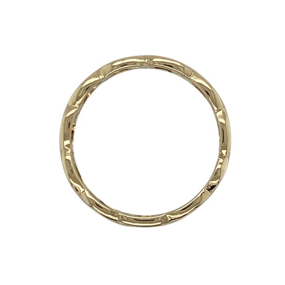 9ct Gold Open Link Band Ring