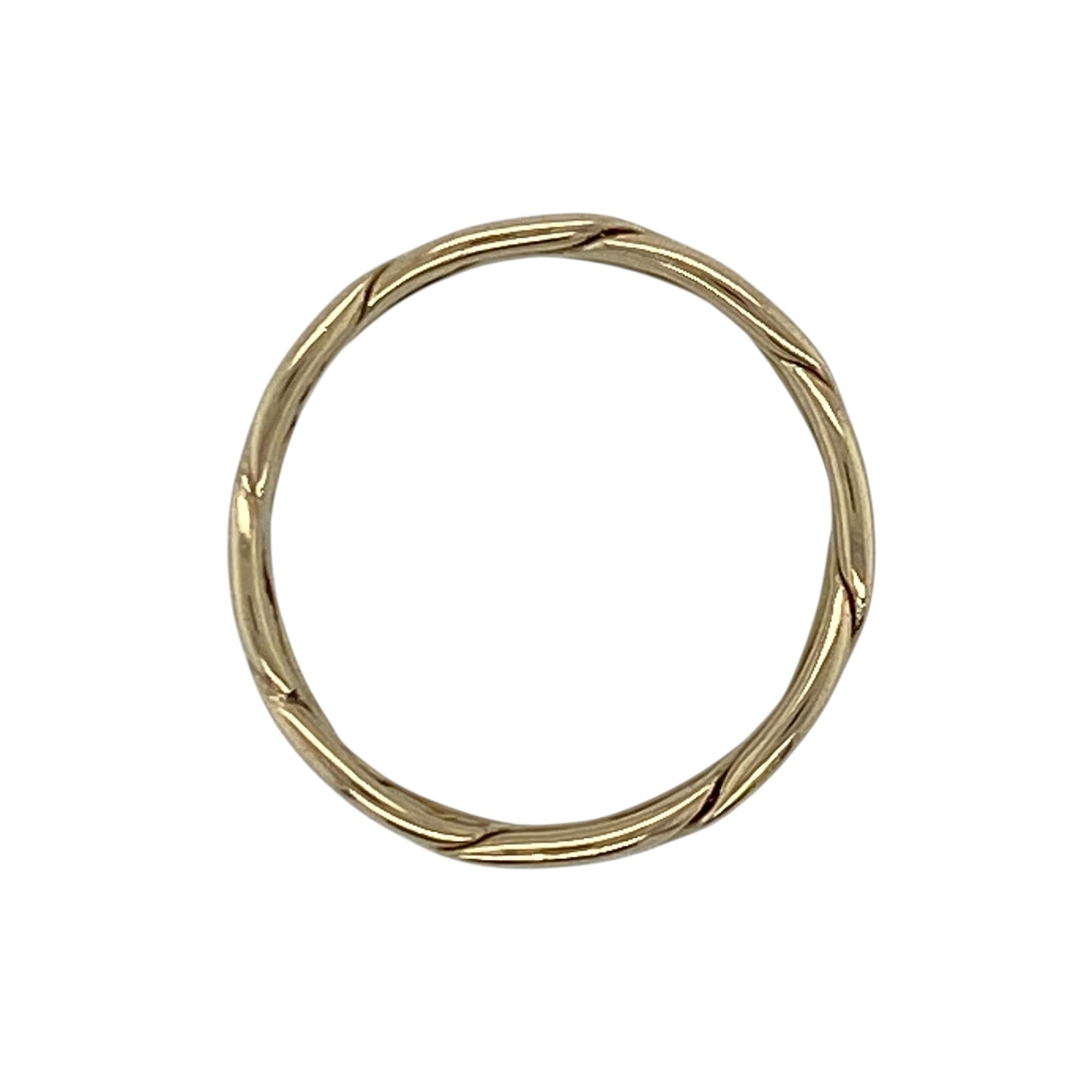 9ct Gold Open Weave Band Ring