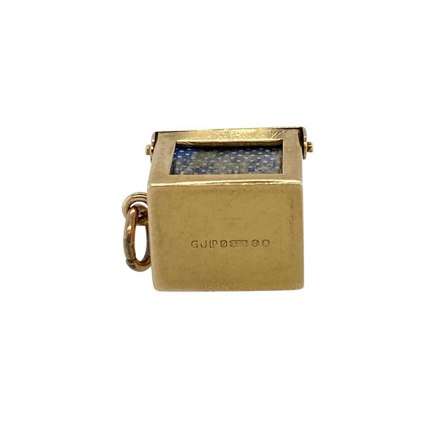9ct Gold Playing Cards Box Charm
