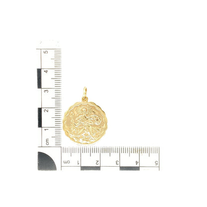 9ct Gold St Christopher Pendant
