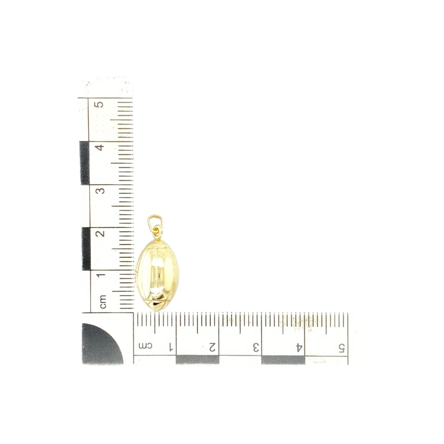 9ct Gold Rugby Ball Pendant