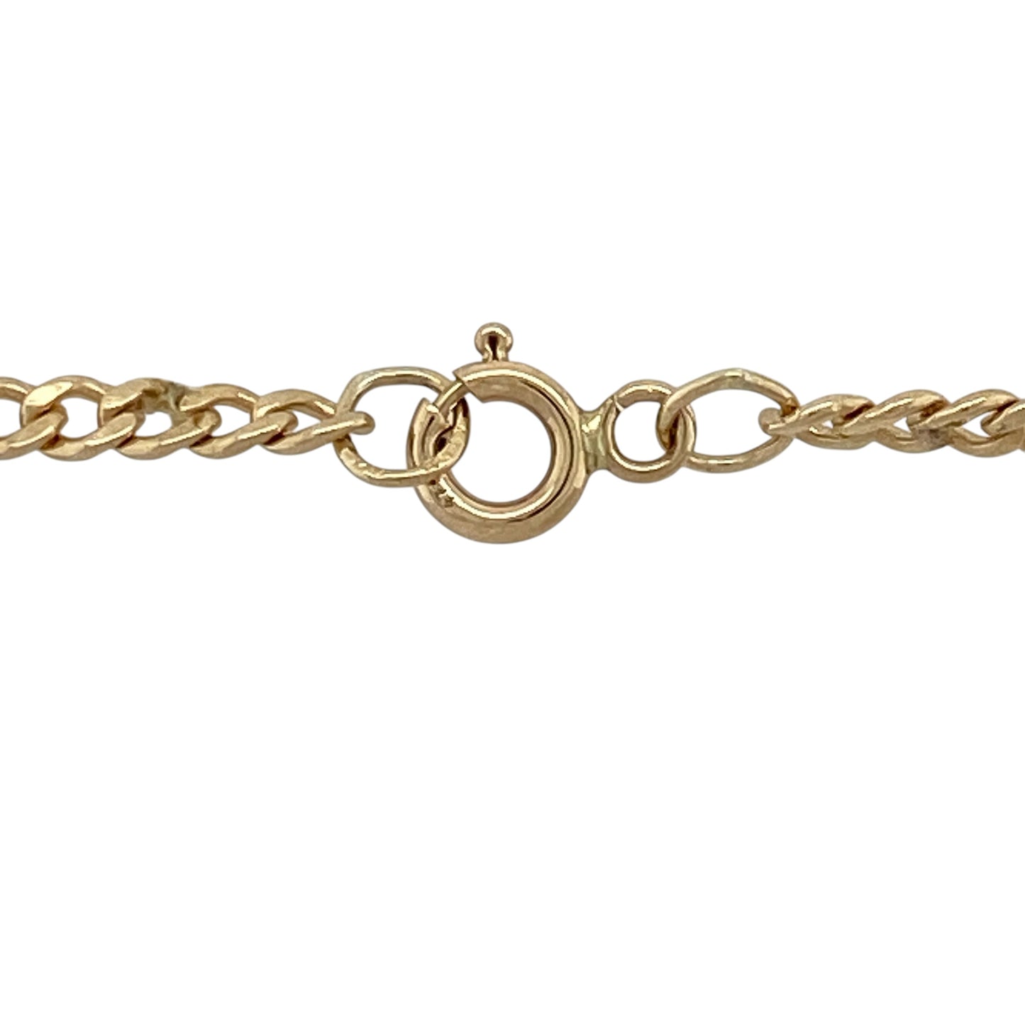 9ct Gold Welsh Three Feathers 22" Necklace