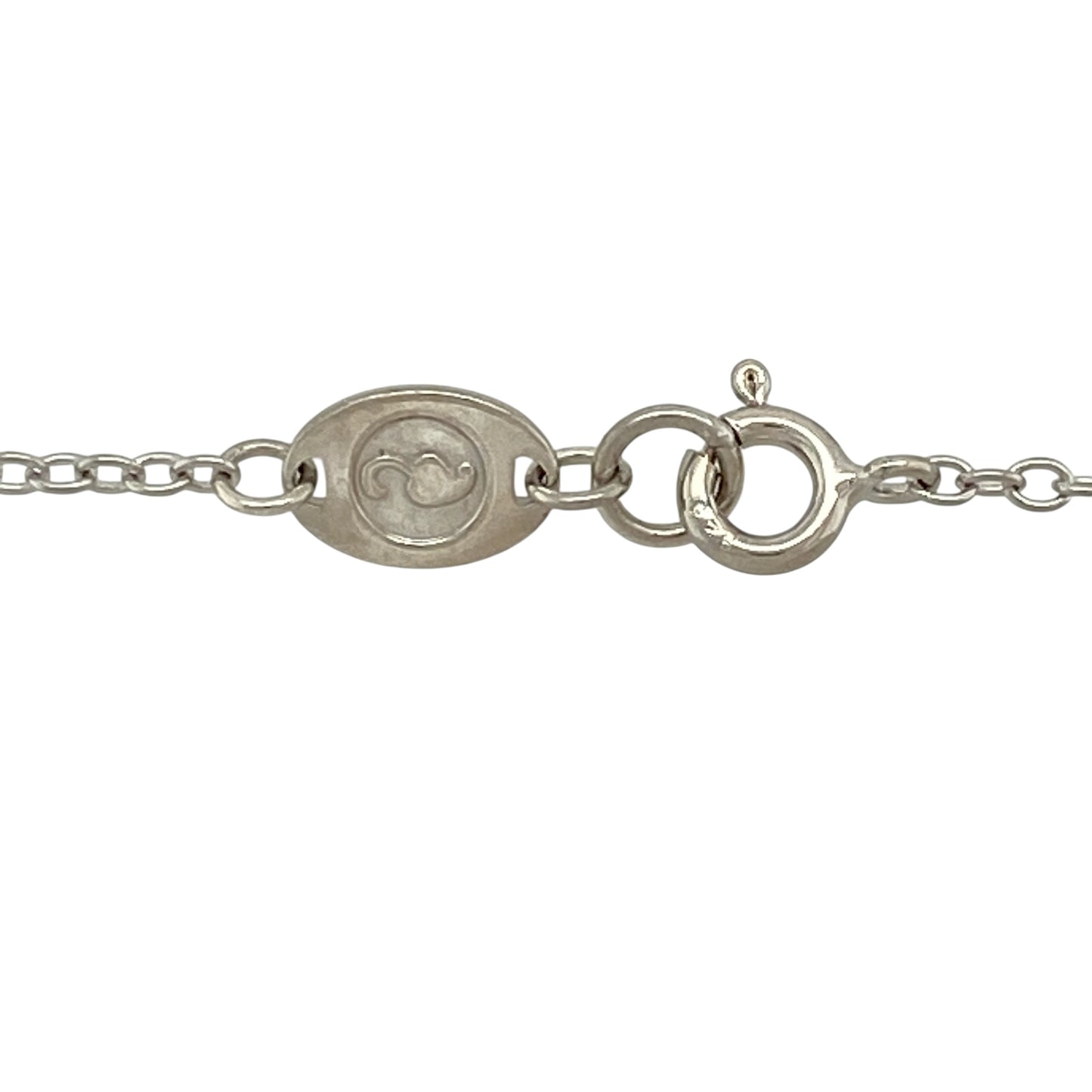 925 Silver Clogau Padlock Honey Bee 18" Necklace
