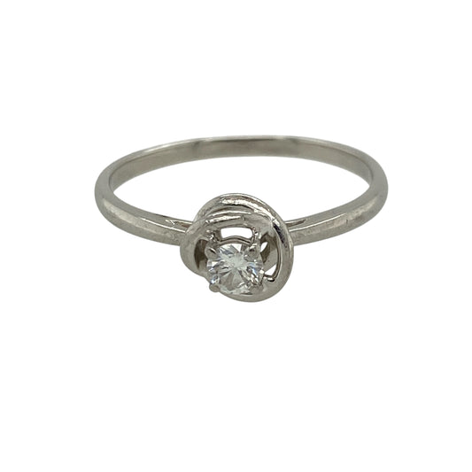 Platinum & Diamond Set Solitaire Ring