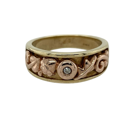 9ct Gold & Diamond Set Clogau Tree of Life Band Ring