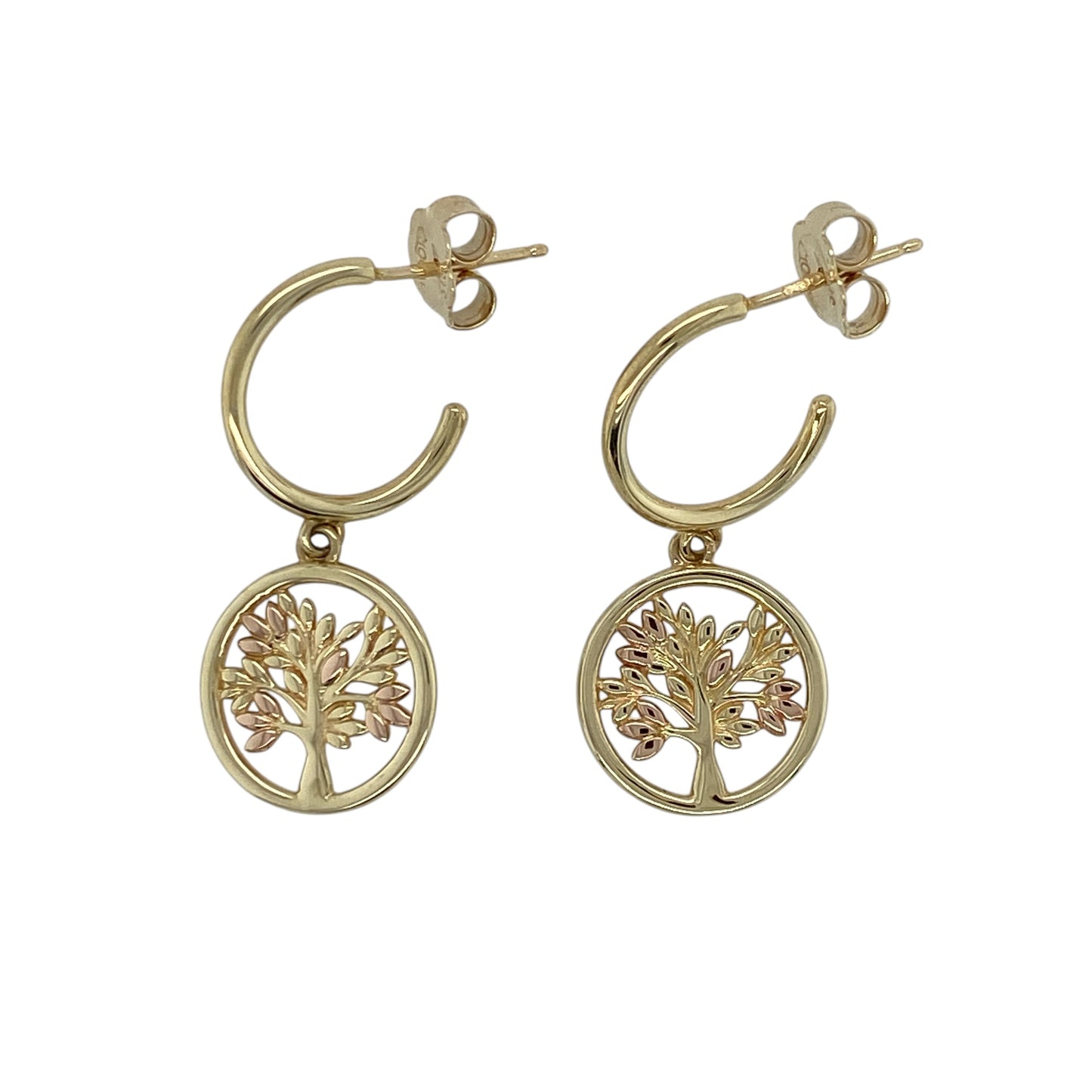 9ct Gold Clogau Tree of Life Drop Earrings