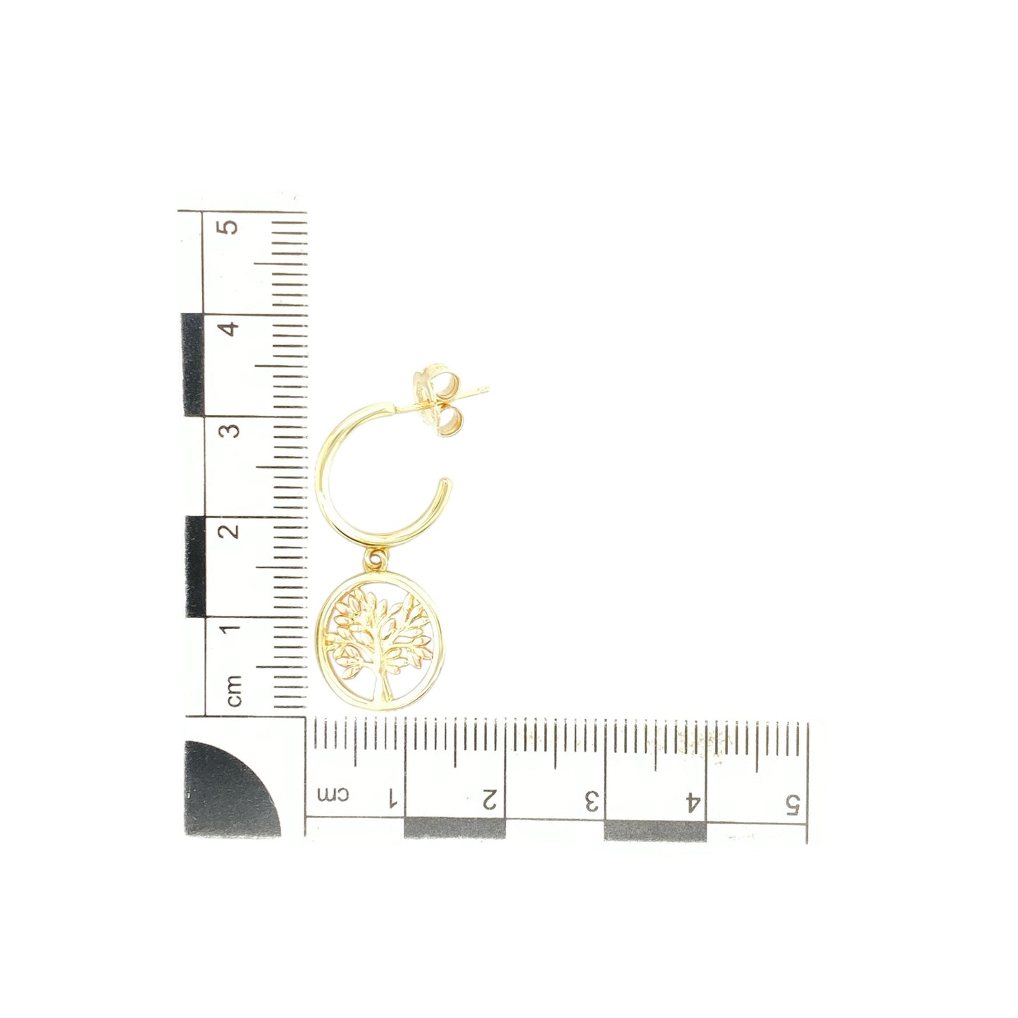 9ct Gold Clogau Tree of Life Drop Earrings
