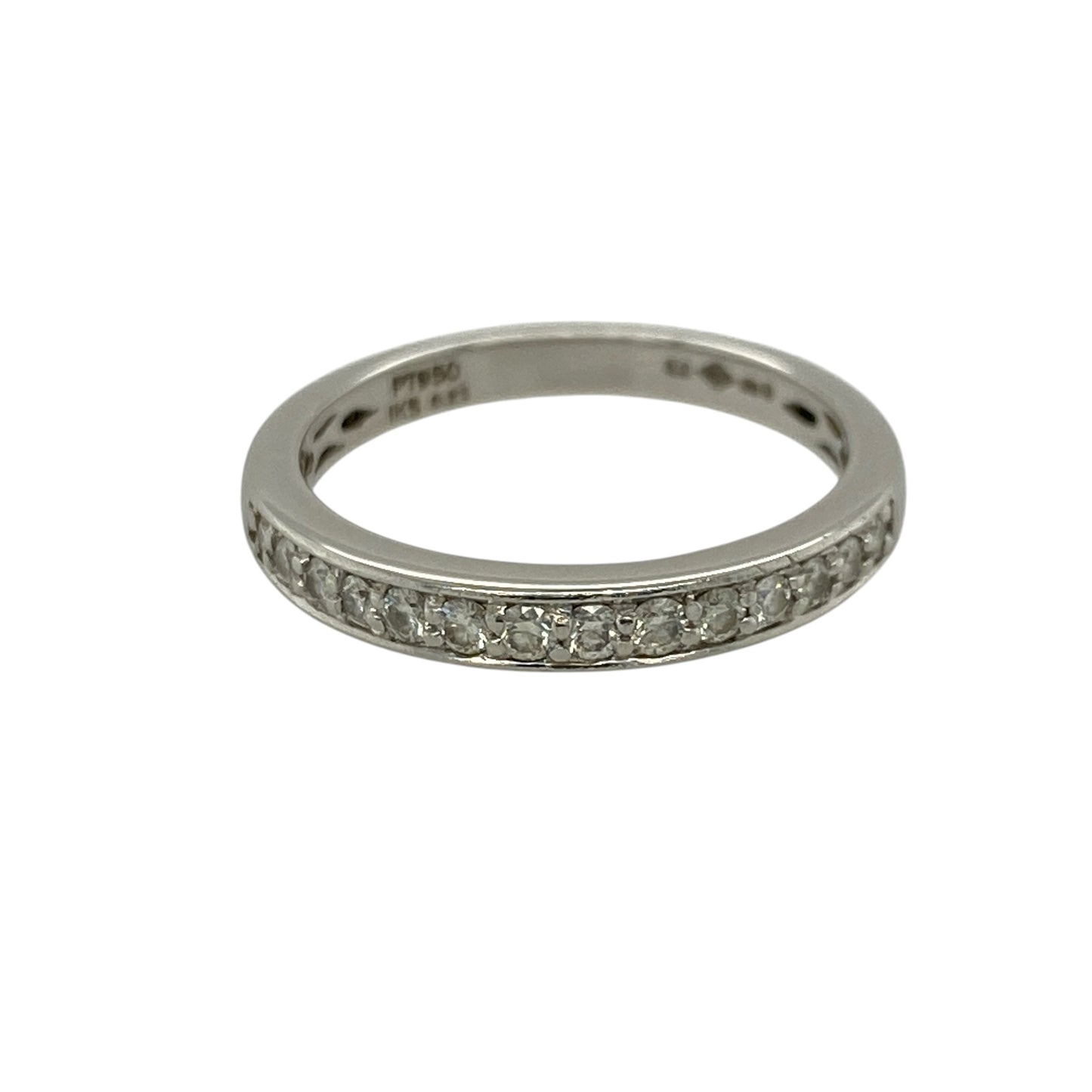 Platinum & Diamond Set Band Ring