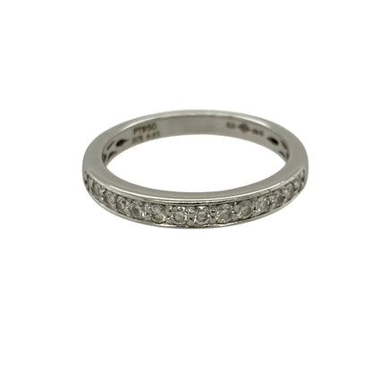 Platinum & Diamond Set Band Ring